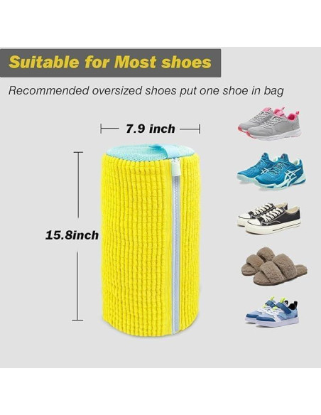 Bolsa de Lavado de Zapatos DX Grandway XXL con Cierre Resistente