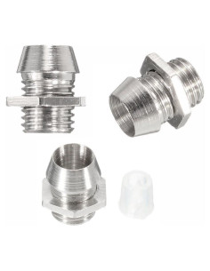 Soporte LED E-outstanding 25 Piezas 3mm Cobre Cromado