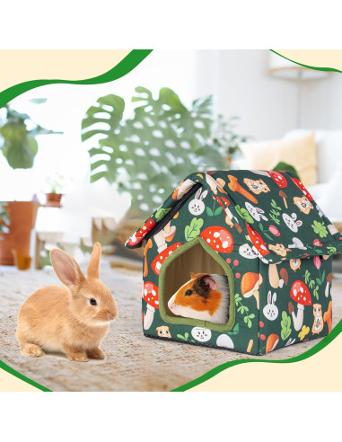 Escondite Plegable para Cobayas Yigerlee 22x22x26.9cm Antideslizante