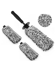 Kit de Cepillos de Limpieza de Ruedas YeewayVeh 3 Piezas