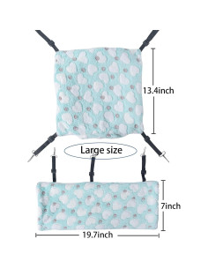 Hamaca Ajustable para Hurón y Cobaya Rgbpro 34x34cm 2