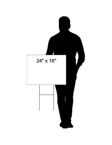 Cartel de Jardín Doble Cara Work House 45x60 cm Resistente UV