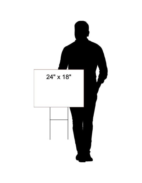 Cartel de Jardín Doble Cara Work House 45x60 cm Resistente UV