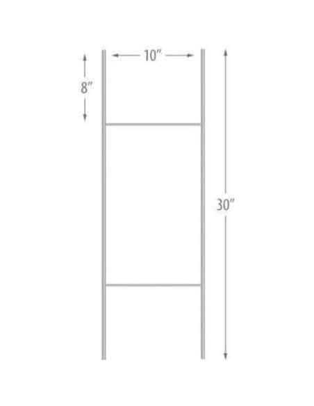 Cartel de Jardín Doble Cara Work House 45x60 cm Resistente UV