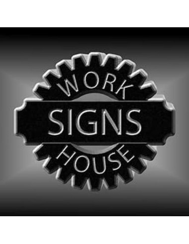 Cartel de Jardín Doble Cara Work House 45x60 cm Resistente UV