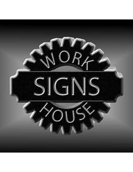 Cartel de Jardín Doble Cara Work House 45x60 cm Resistente UV