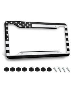 Marco de Placa de Licencia NOCITUN Bandera Americana 30.48x15.24 cm