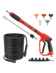 Kit de Lavadora a Presión Tool Daily 15,24 m, 5 Boquillas, M22-14