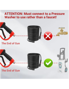 Kit de Lavadora a Presión Tool Daily 15,24 m, 5 Boquillas, M22-14 2