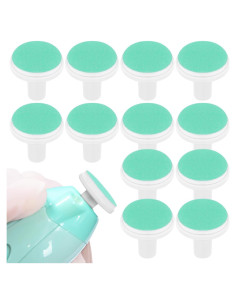 Almohadillas de Lima de Uñas Angoily 24 Pcs para Bebés Verde