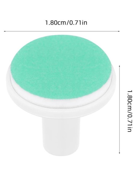 Almohadillas de Lima de Uñas Angoily 24 Pcs para Bebés Verde