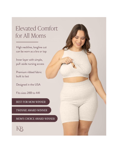 Sujetador de Lactancia Kindred Bravely Sublime Avena S-1X