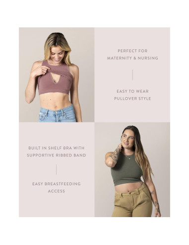 Sujetador de Lactancia Kindred Bravely Sublime Avena S-1X