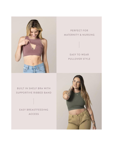 Sujetador de Lactancia Kindred Bravely Sublime Avena S-1X