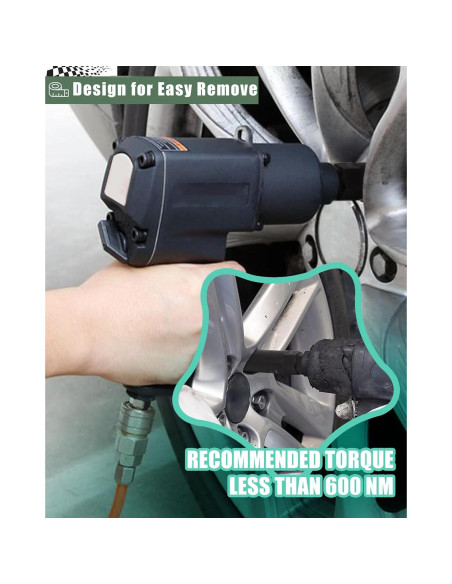 Juego de 8 Piezas de Enchufe para Tuercas Glorider SAE y Métrico