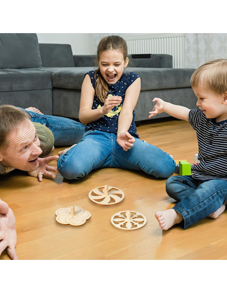 Trompos de Madera DIY DOITOOL 20PCS para Pintar Creativamente