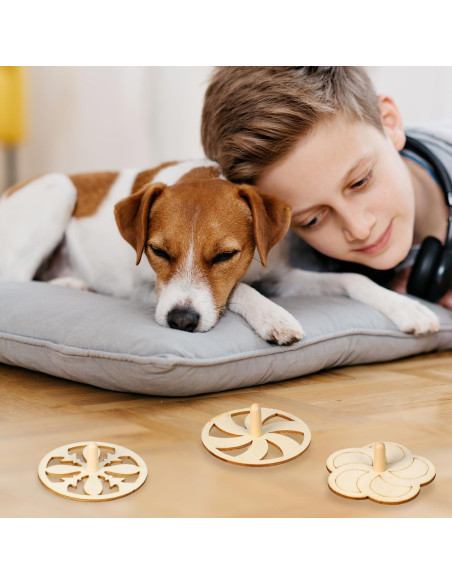 Trompos de Madera DIY DOITOOL 20PCS para Pintar Creativamente