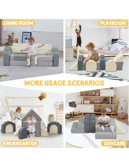 Bloques de Espuma para Escalar MOOZHEALTH 13 Piezas 5.44 kg