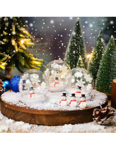 Kit de Globo de Nieve de Navidad Cinnvoice - 12 Piezas 2