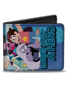 Cartera Bifold Buckle-Down de Cuero Vegano para Mujeres - Steven Universe