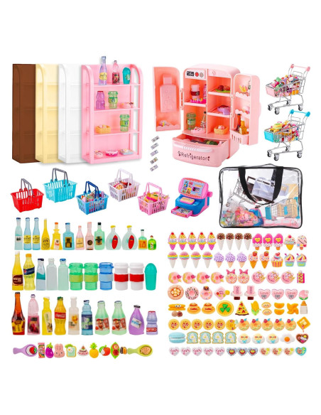 Juego de Juguetes de Cocina Miniatura Prudiut 169 Piezas