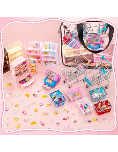 Juego de Juguetes de Cocina Miniatura Prudiut 169 Piezas