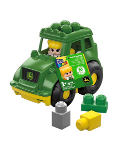 Juego de Construcción Mega Bloks John Deere Tractor 6 Piezas