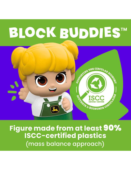 Juego de Construcción Mega Bloks John Deere Tractor 6 Piezas