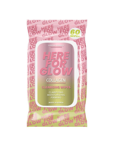 Toallitas Faciales de Colágeno Klar & Co - Hidratantes 95% Naturales