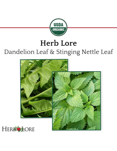 Tintura Orgánica de Diente de León y Ortiga Herb Lore 59 ml