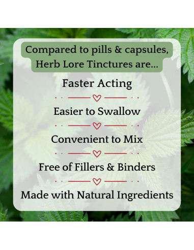 Tintura Orgánica de Diente de León y Ortiga Herb Lore 59 ml