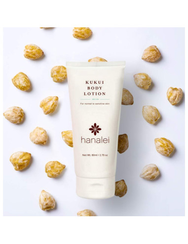 Loción Corporal Hidratante Hanalei 80 ml - Aceite de Kukui y Aloe Vera
