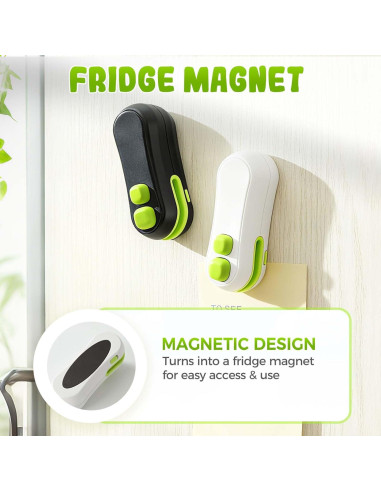 Sellador de Bolsas Mini 2 en 1 Asfanst Recargable 2025