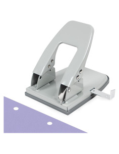 Perforadora de 2 agujeros HKKYO - Metal, 30 hojas, ajuste preciso