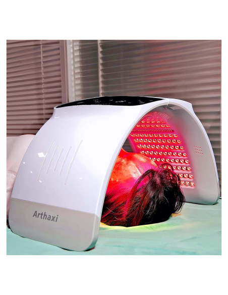 Máquina de Terapia Facial LED 7 Colores Arthaxi - Control por Voz