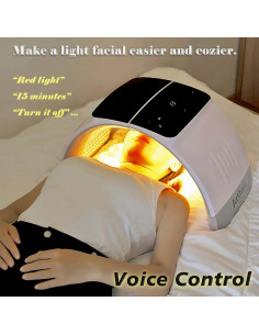 Máquina de Terapia Facial LED 7 Colores Arthaxi - Control por Voz 2