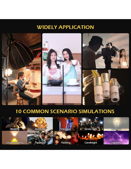 Luz de Estudio Fotográfica Yidoblo ZD-100E 300W Bi-Color LED