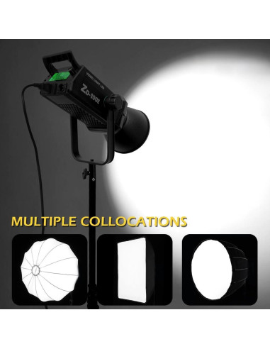 Luz de Estudio Fotográfica Yidoblo ZD-100E 300W Bi-Color LED