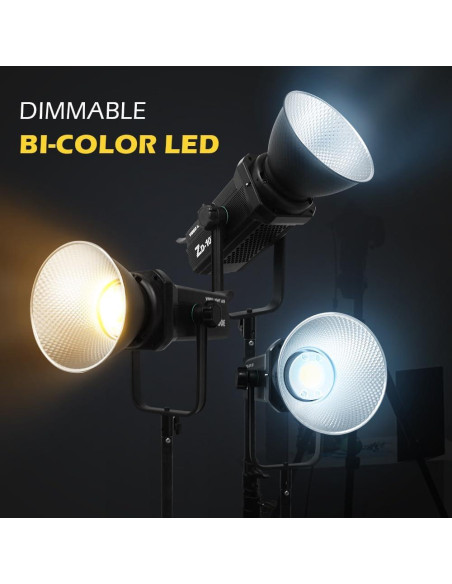 Luz de Estudio Fotográfica Yidoblo ZD-100E 300W Bi-Color LED