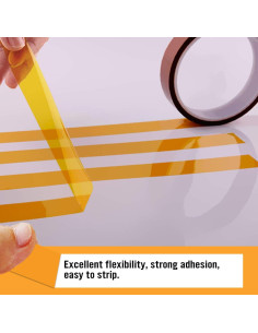 Cinta Kapton Alta Temperatura Hxtape 25mm x 33m 2