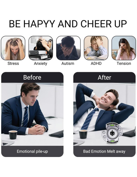 Juguete Antiestrés 3-en-1 Berotok - Spinner, Clicker y Deslizador