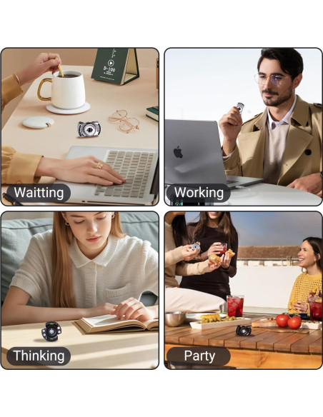 Juguete Antiestrés 3-en-1 Berotok - Spinner, Clicker y Deslizador