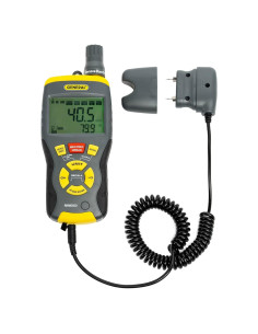 Termo-Higrómetro General RHMG650 9-en-1 con Medidor de Humedad