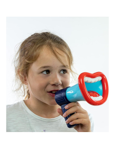 Cambiador de Voz Boca Ruidosa Funtime Gifts - Mini Megáfono 3 Modos