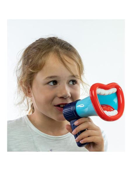 Cambiador de Voz Boca Ruidosa Funtime Gifts - Mini Megáfono 3 Modos