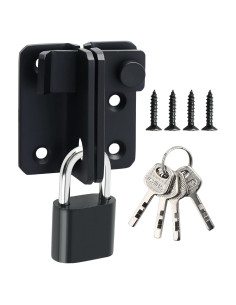 Juego de Pestillos Alise Flip Latch con Candado Acero Inoxidable