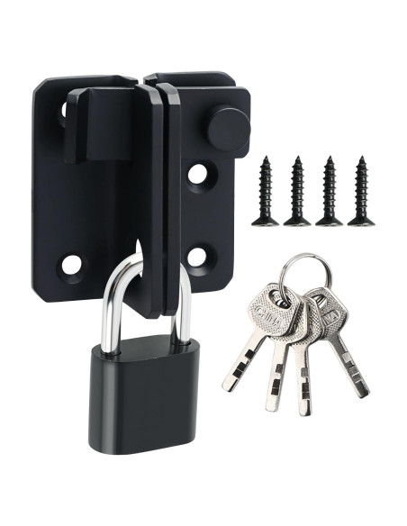 Juego de Pestillos Alise Flip Latch con Candado Acero Inoxidable