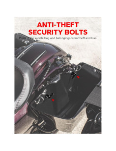 Kit de Tornillos de Montaje de Bolsa de Silla Amazicha - Antirrobo para Harley Davidson 2