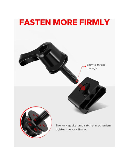 Kit de Tornillos de Montaje de Bolsa de Silla Amazicha - Antirrobo para Harley Davidson