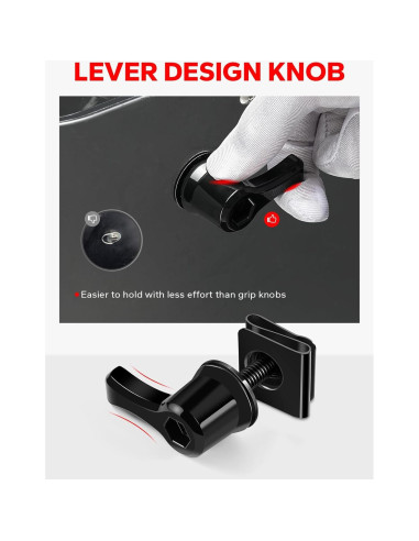 Kit de Tornillos de Montaje de Bolsa de Silla Amazicha - Antirrobo para Harley Davidson